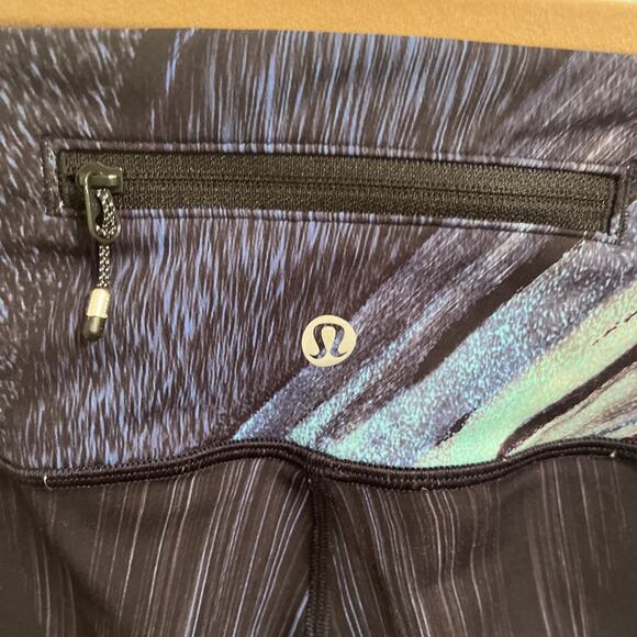 Lululemon Speed Wunder Tight Nulux Electrobeam Speed Tight Multi Leggings SZ 6 - Picture 5 of 8